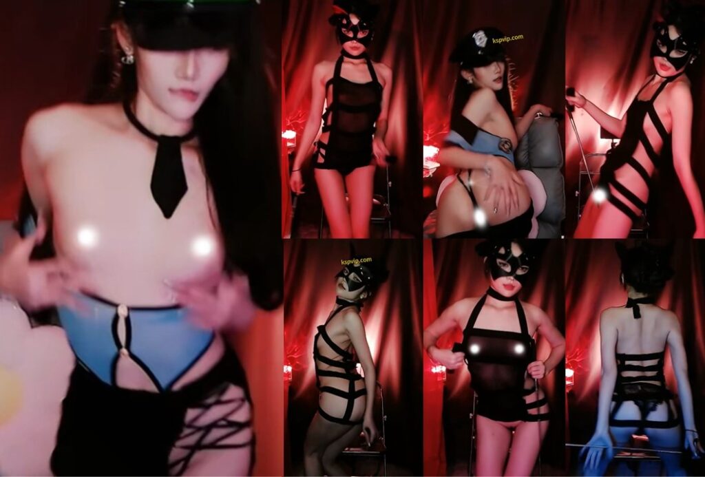 【CC、可可露丽】骚货露丽，诱惑面具，秀奶子秀穴（2V）