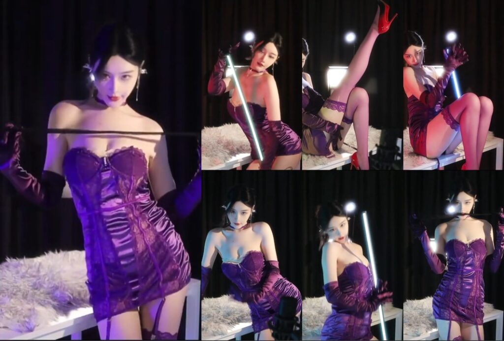 【斗鱼、暴汁小秘密】情趣红丝灯光舞，被关小黑屋，真妩媚（1V）