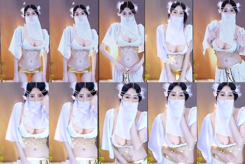 【CC、白妖妖】顶级模特身材，傲人双峰性感长腿（1V）