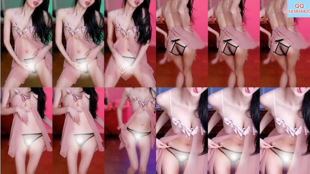 【CC、白妖妖】镂空情趣内内，超透森林，诱人舌头（2V）