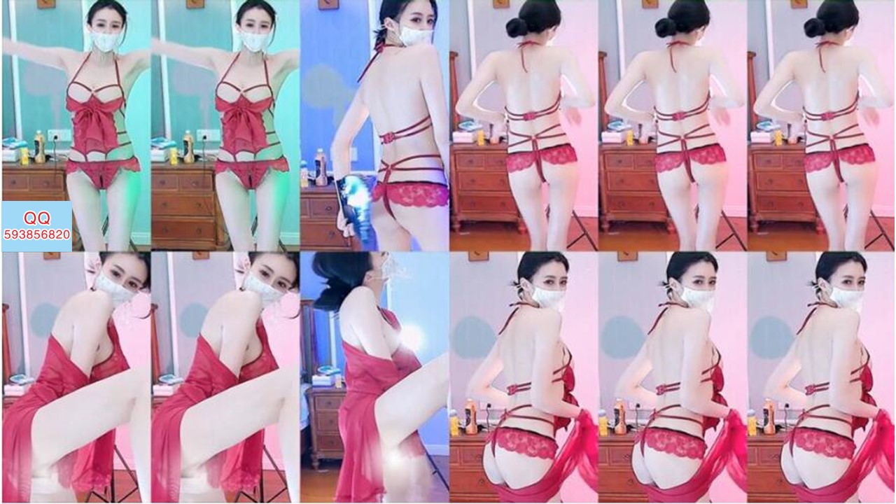 【CC、白妖妖】透视漏毛秀，透视薄纱 情趣丁字（2V）