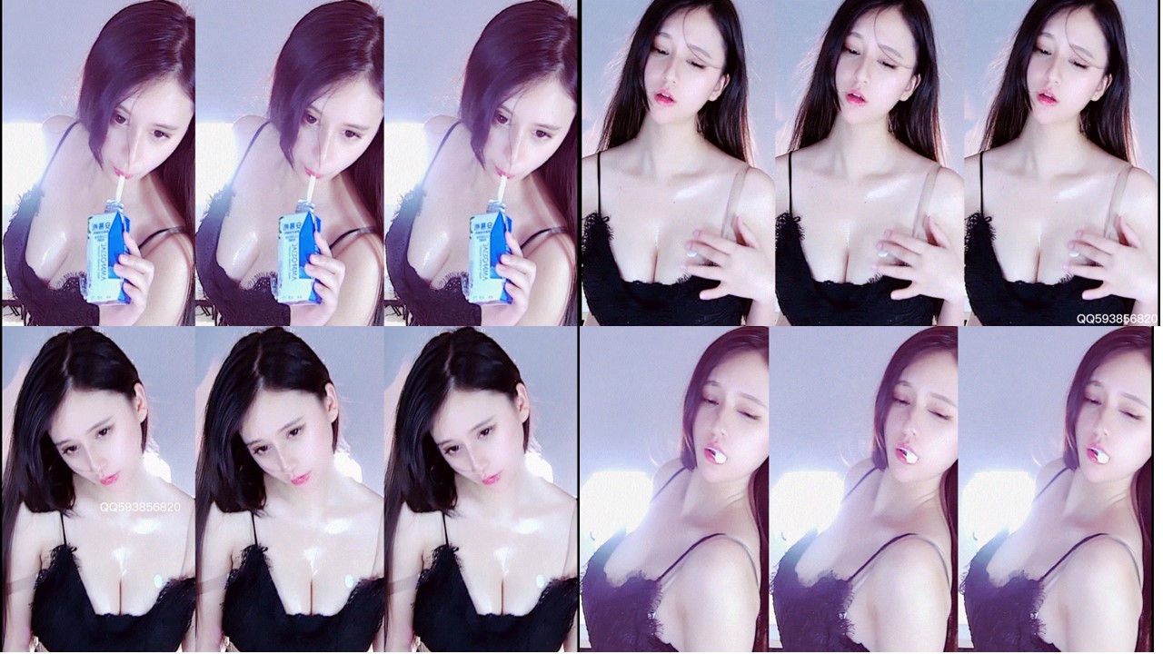 【CC、安表妹】性感黑丝，激情酸奶舞（5V）