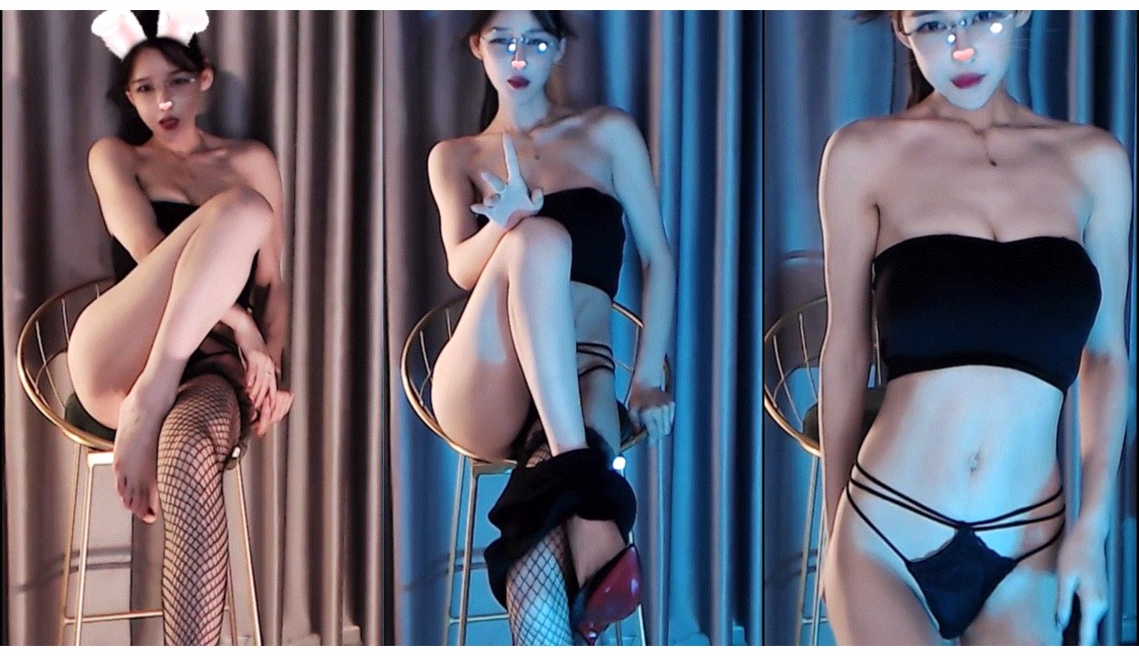 【CC、小安扬】新土豪定制热舞 情趣丁字 高颜值九头身（1V）