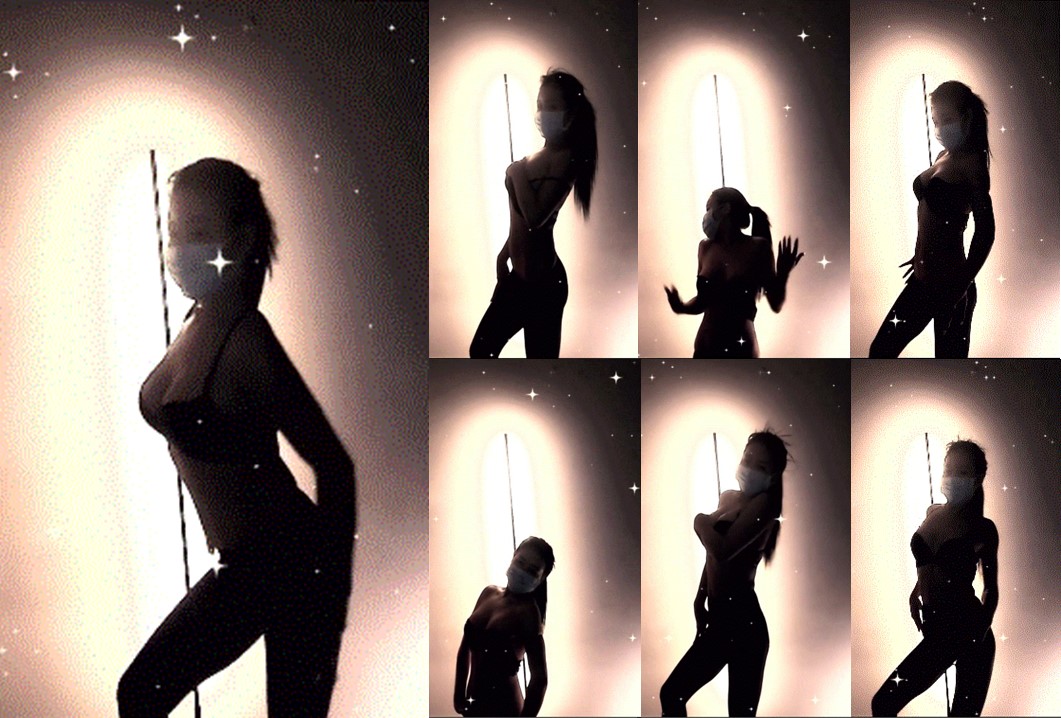 【虎牙、嘉泰-夏沐沐】透视影子舞（2V）