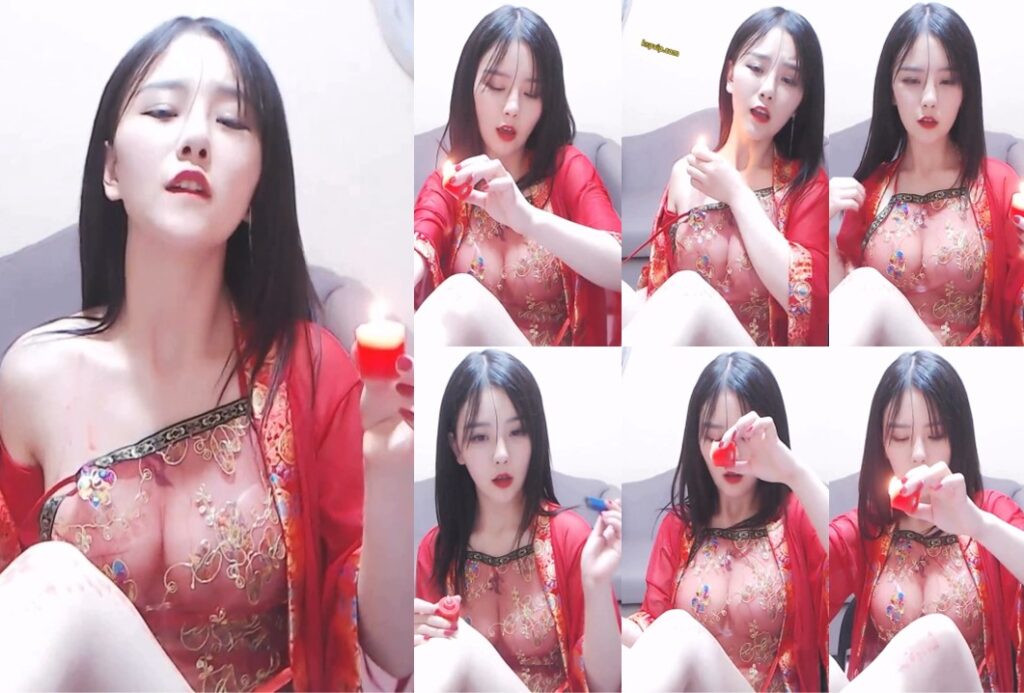 【熊猫、林满满】太会玩了，透视豪乳，好饱满的奶子，滴蜡秀，风骚骚舞，有点东西哦（6V）