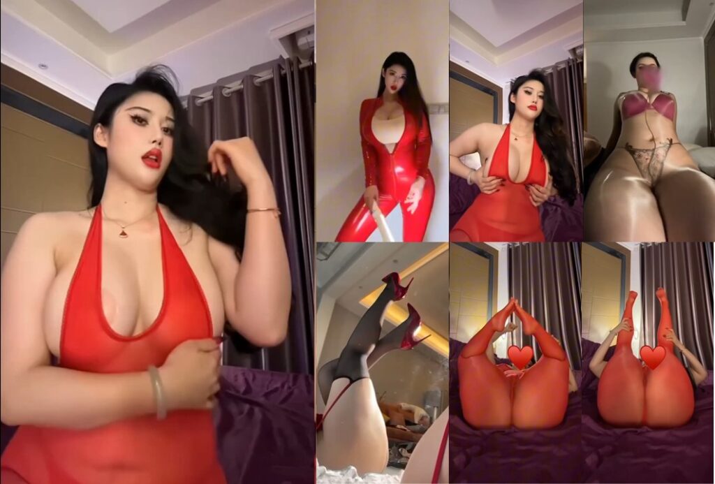 【抖音、山雀Queen】这油丝这肥臀这巨乳，感觉√8没有18公分，都玩不动（4V）