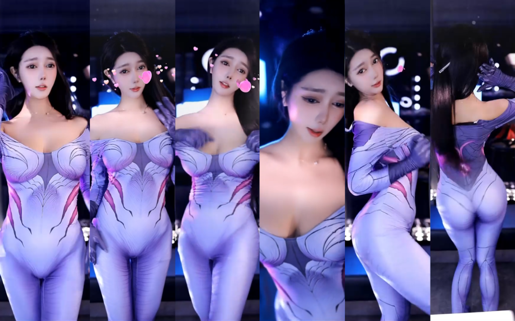 【抖音、克拉拉】高颜值完美身材，鲍比登场，翘腿S身材（1V）