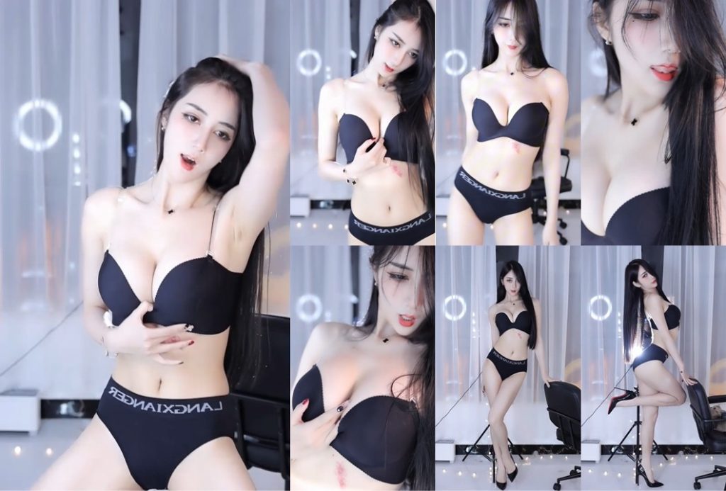 【虎牙、车老板】内衣定制骚舞尺度再次打开，应该是目前为止穿的布料最少的了（1V）