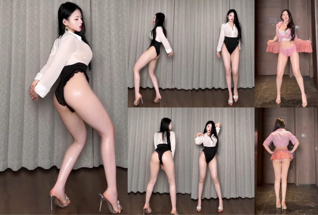 【B站、李喻言】很稀缺的B站资源，油腿，大腚，真好看（4V）